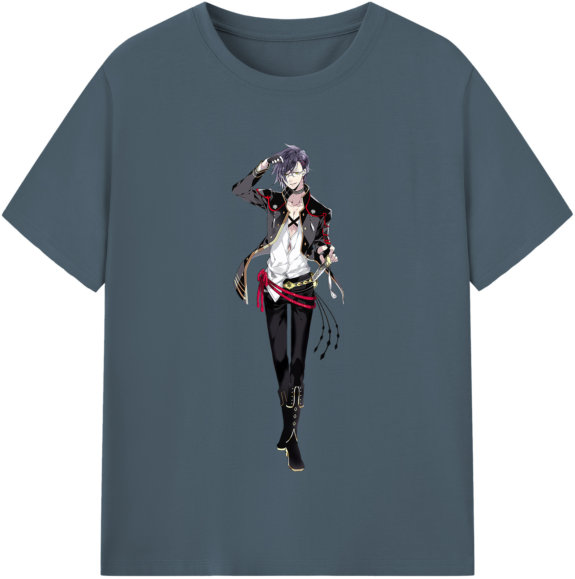 （画像用） 刀剣乱舞 Touken Ranbu 綿100％半袖Tシャツ（フロントプリント）